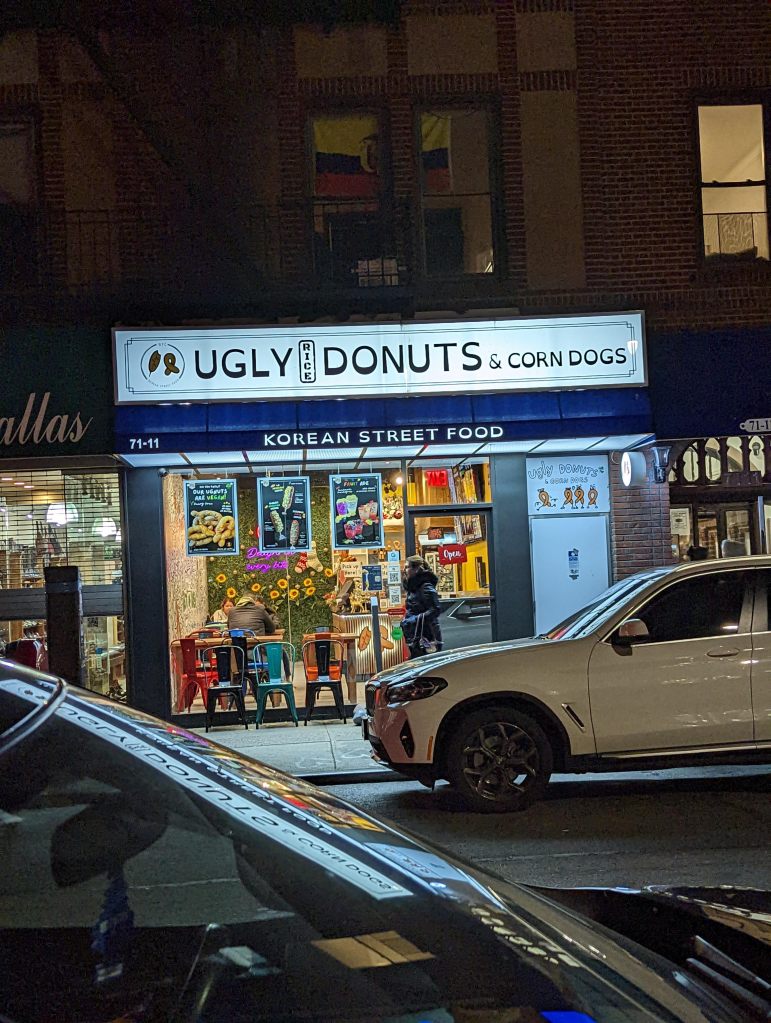 A storefront of a new business that opened up on Austin Street